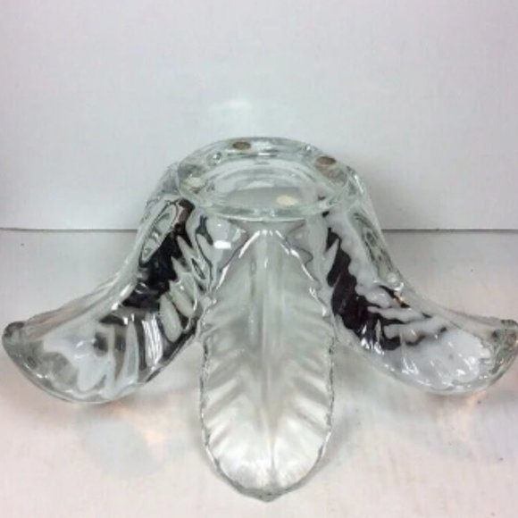 Rare Estate Mid Century Art Glass Vannes France Crystal French Centerpiece - Picture 3 of 4